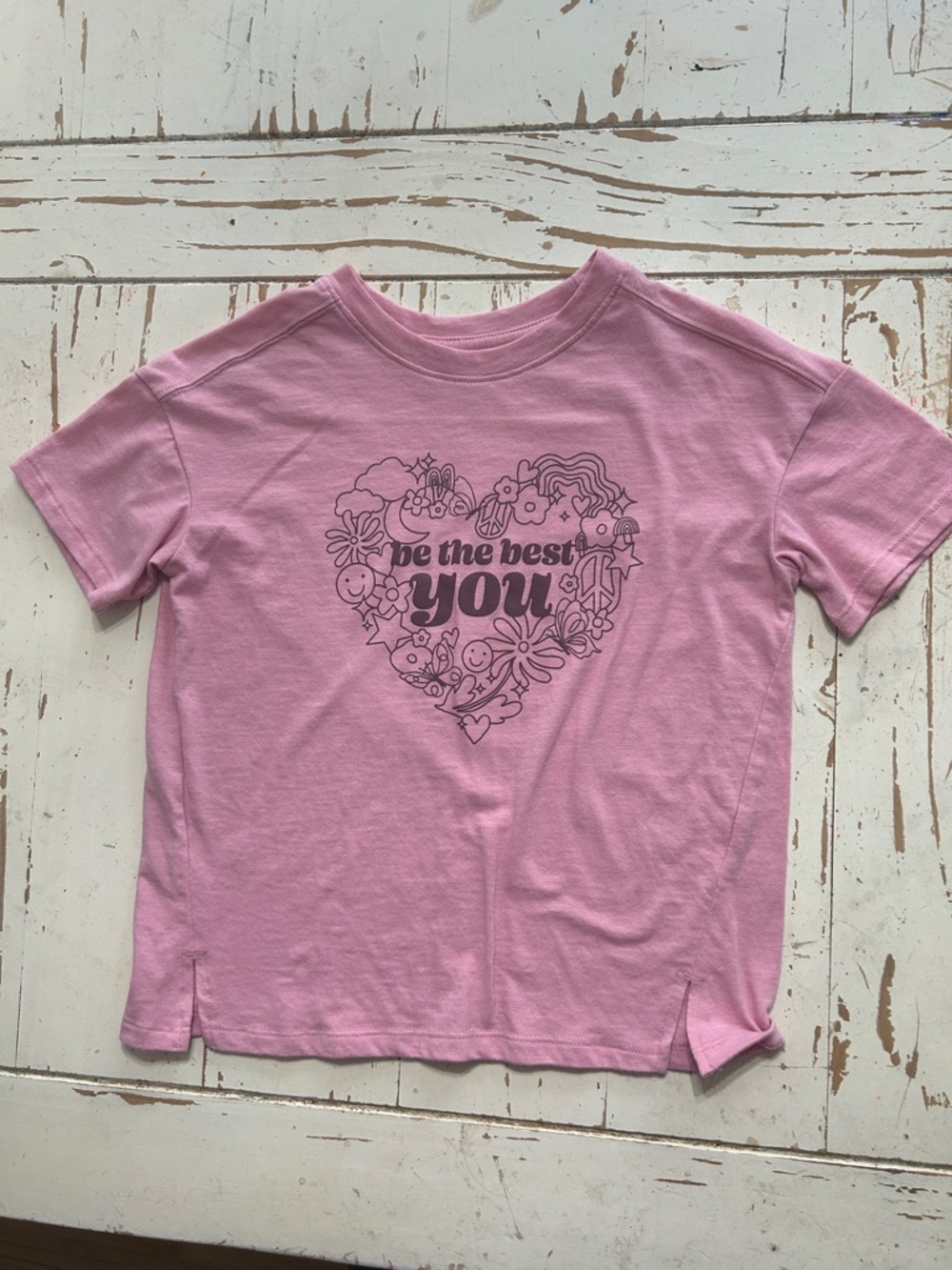 Cat & Jack Pink 'Be The Best You' Graphic Tee